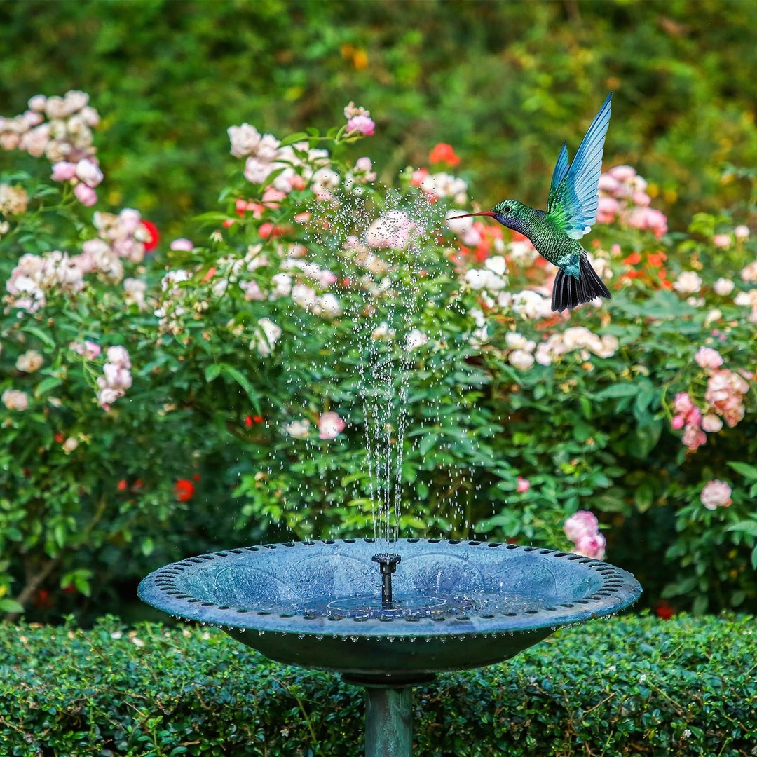 Ultimate Solar Oasis Garden Fountain