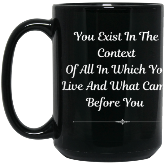 cc tree 15 oz blk mug back (4) 15oz Black Mug