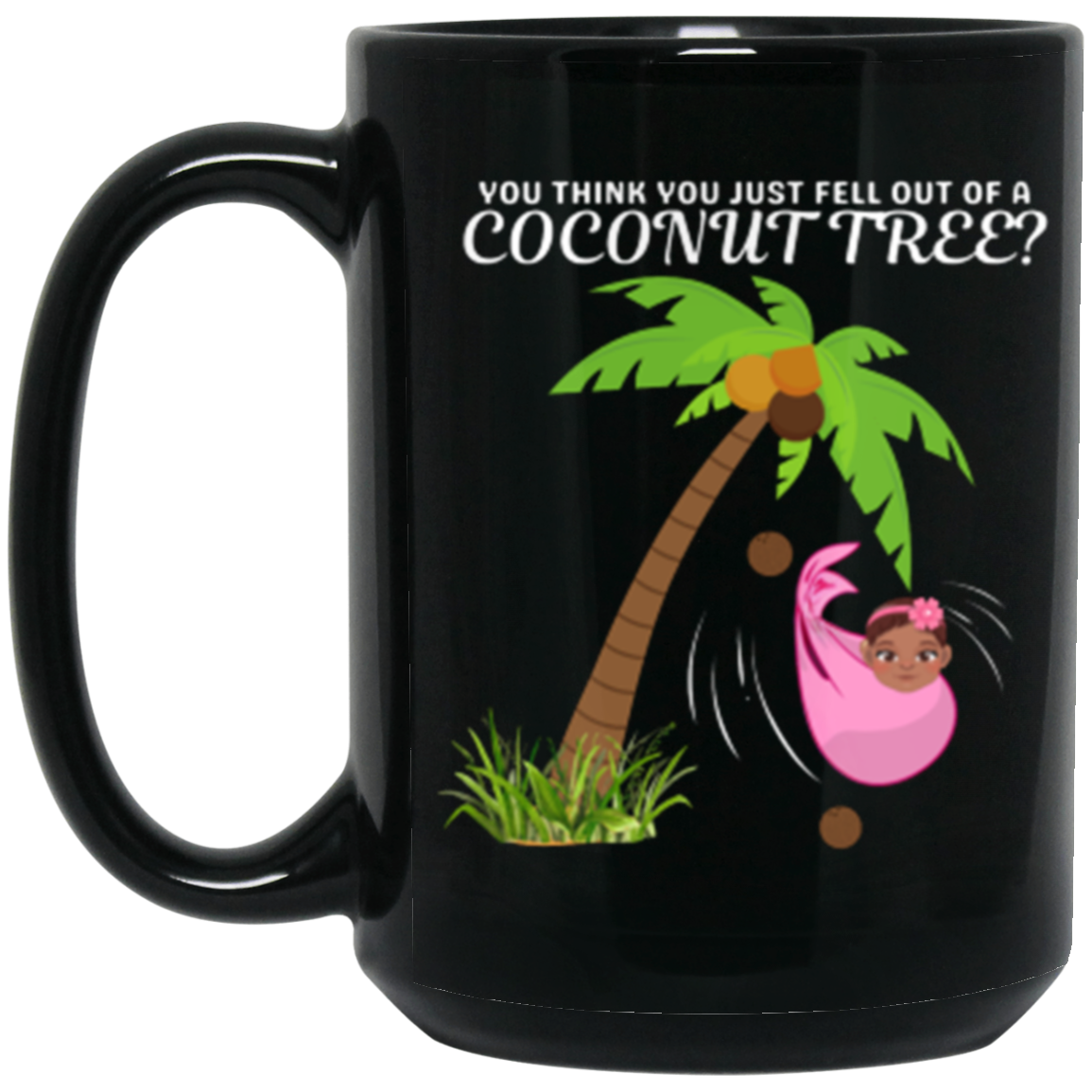 Coconut tree mug