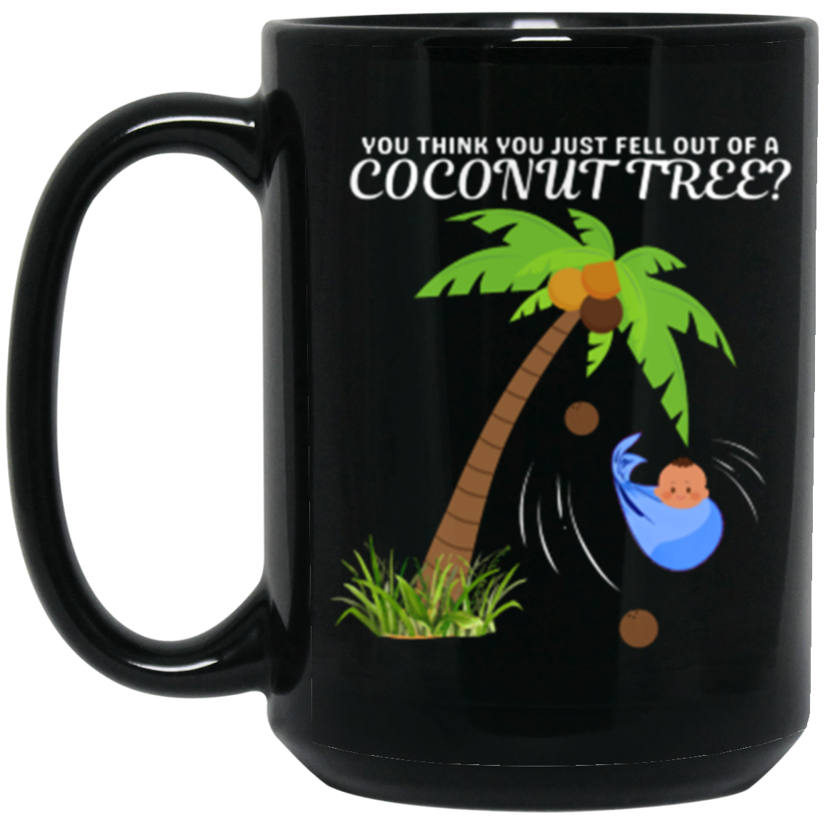 Coconut tree mug