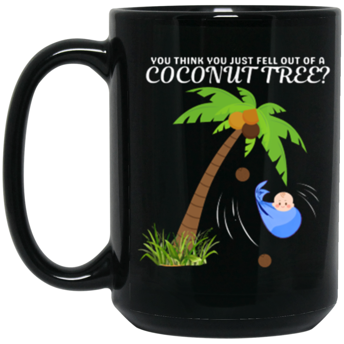 Coconut tree mug