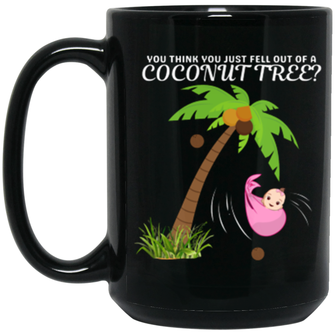 Coconut tree mug