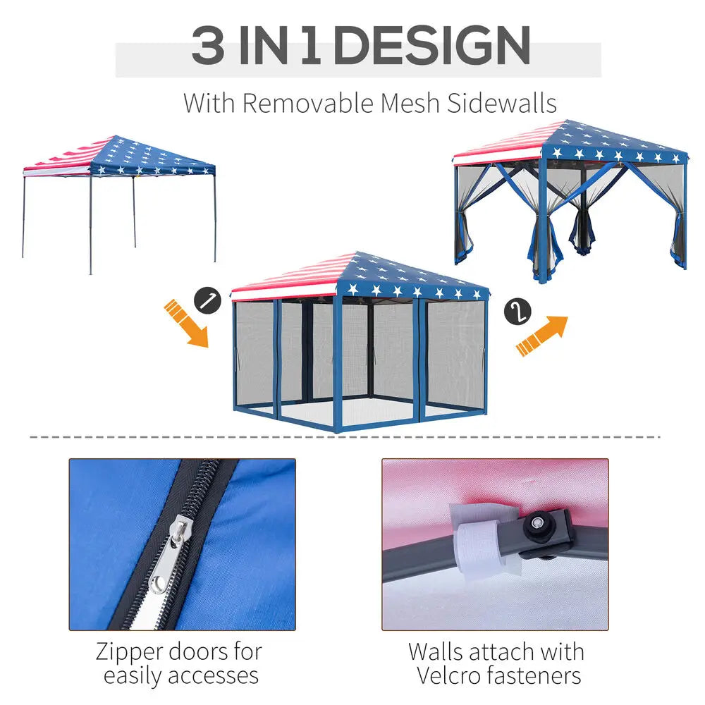 American Backyard Pop Up Canopy