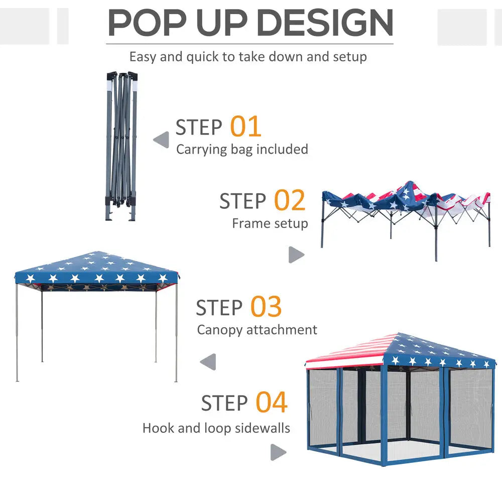 American Backyard Pop Up Canopy