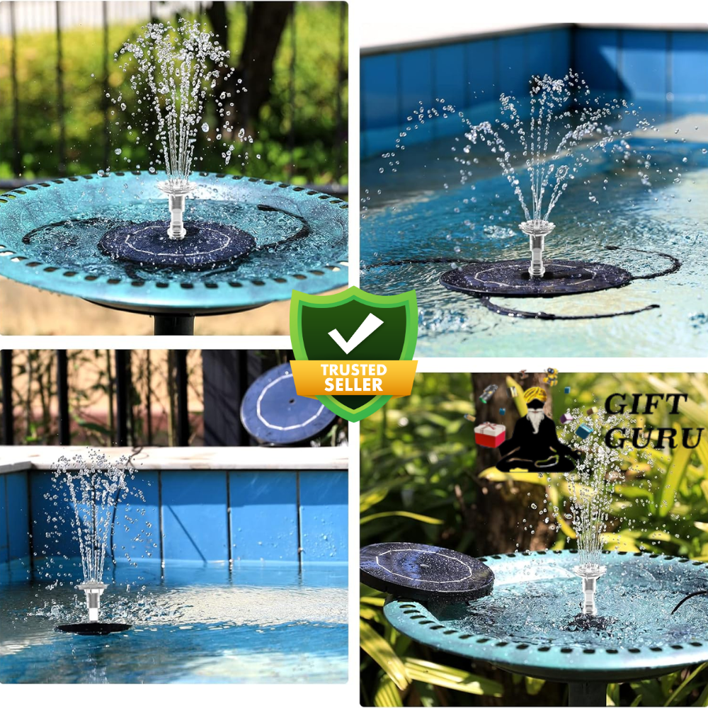 Ultimate Solar Oasis Garden Fountain