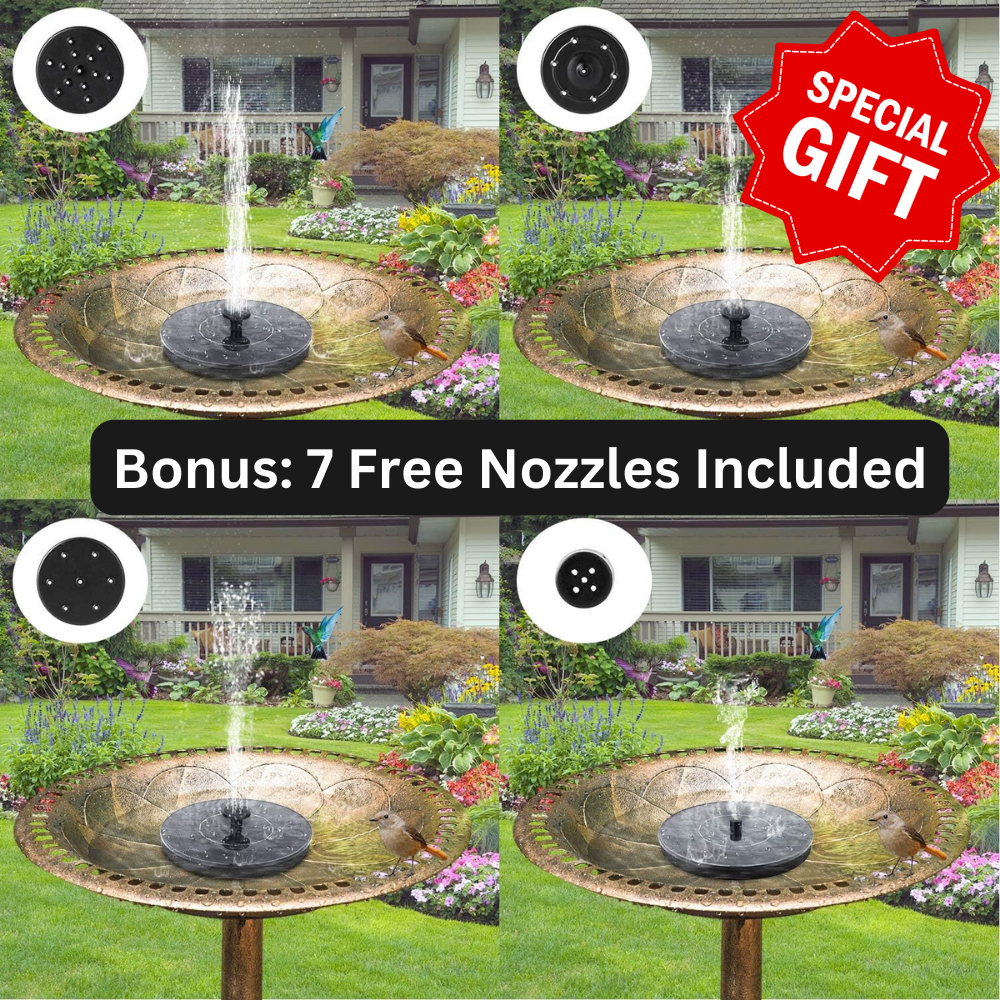 Ultimate Solar Oasis Garden Fountain