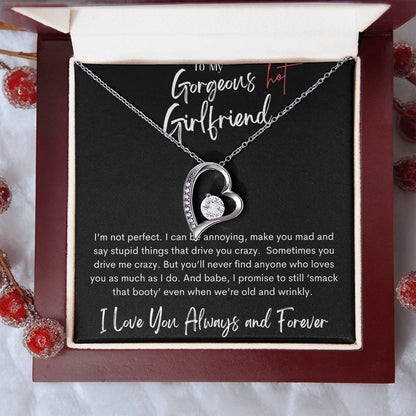 Black Love Knot Gorgeous Girlfriend Necklace