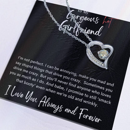 Black Love Knot Gorgeous Girlfriend Necklace