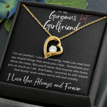 Black Love Knot Gorgeous Girlfriend Necklace