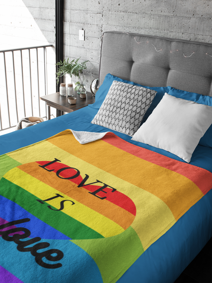 LOVE IS LOVE BLANKET