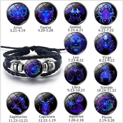 Galactic Zodiac Glow Bracelet